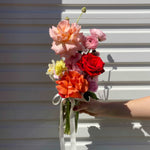 Gia Studio - Daily Vase with reflexed roses in bubble vase